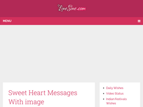 'lovesove.com' screenshot