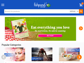 'fishpond.com.au' screenshot