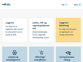 'dfo.no' screenshot