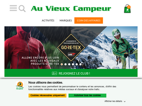'auvieuxcampeur.fr' screenshot