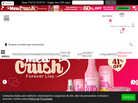 'foreverliss.com.br' screenshot