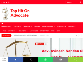 'tophitonadvocate.com' screenshot