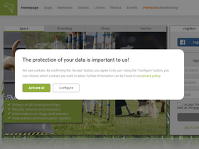 'working-dog.com' screenshot