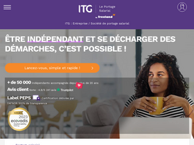 'itg.fr' screenshot