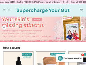 superchargeyourgut.com homepage screenshot