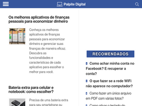 'palpitedigital.com' screenshot