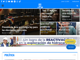 'atb.com.bo' screenshot