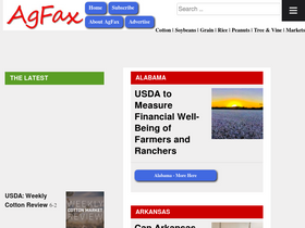 'agfax.com' screenshot