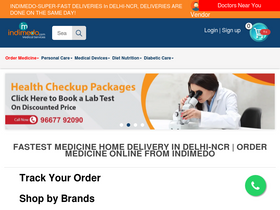 'indimedo.com' screenshot