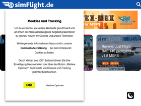 'simflight.de' screenshot