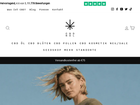 CBDNOL GmbH homepage screenshot