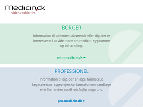 'medicin.dk' screenshot