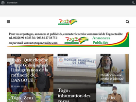 'togoactualite.com' screenshot