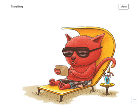 'travel.blog' screenshot