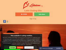 'latinlove.org' screenshot
