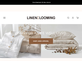 Linenlooming homepage screenshot