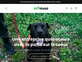 ecomuso.ca homepage screenshot