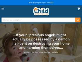 childsafetystore.com homepage screenshot