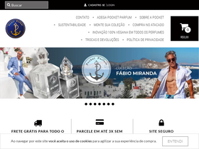 'pocketparfum.com.br' screenshot