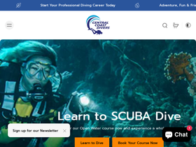 divecentralcoast.com.au homepage screenshot