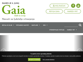 'klubgaia.com' screenshot