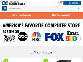 'discountelectronics.com' screenshot