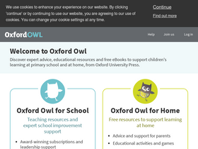 'oxfordowl.co.uk' screenshot