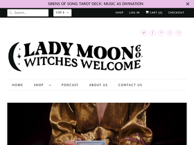ladymoon.co homepage screenshot