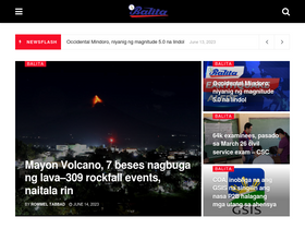 'balita.net.ph' screenshot