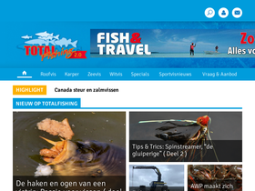 'totalfishing.nl' screenshot