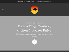 bigredknives.com homepage screenshot