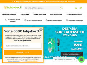 'hobbybox.fi' screenshot