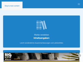 'inhaltsangabe.de' screenshot