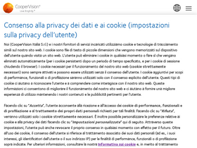 'coopervision.it' screenshot