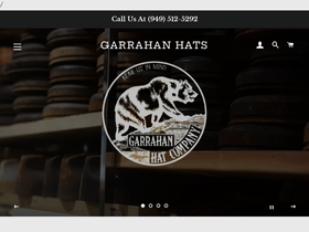 garrahanhatco.com homepage screenshot