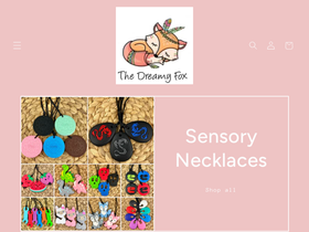 thedreamyfox.com.au homepage screenshot