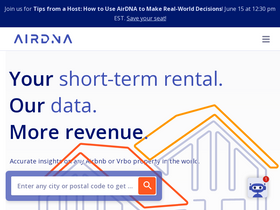 'airdna.co' screenshot
