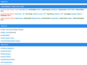 'djjohal.pro' screenshot