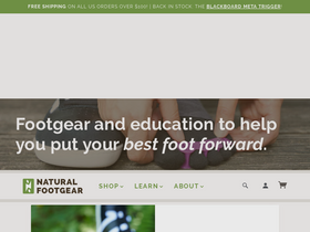 'naturalfootgear.com' screenshot