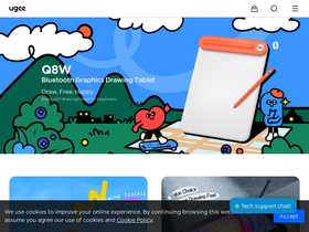 'ugee.com' screenshot