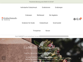 grabschmuck-gestaltung.de homepage screenshot