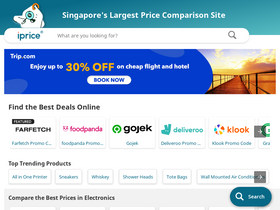 'iprice.sg' screenshot