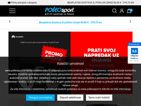 'polleosport.hr' screenshot