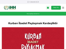 'partner.ihh.org.tr' screenshot