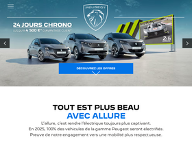 'peugeot.fr' screenshot