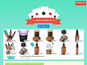 'jeusolitaire.fr' screenshot