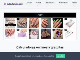 'calculatodo.com' screenshot