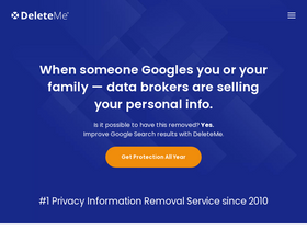 'joindeleteme.com' screenshot