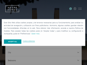 'aedashomes.com' screenshot