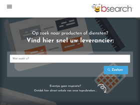 'bsearch.be' screenshot